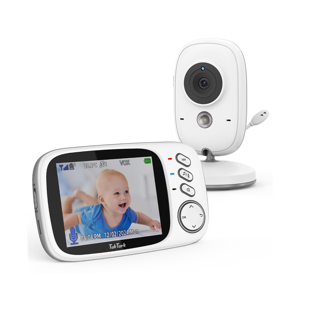 Audio Music To Video - TakTark 3.2-calowy Bezprzewodowy Monitor Wideo dla