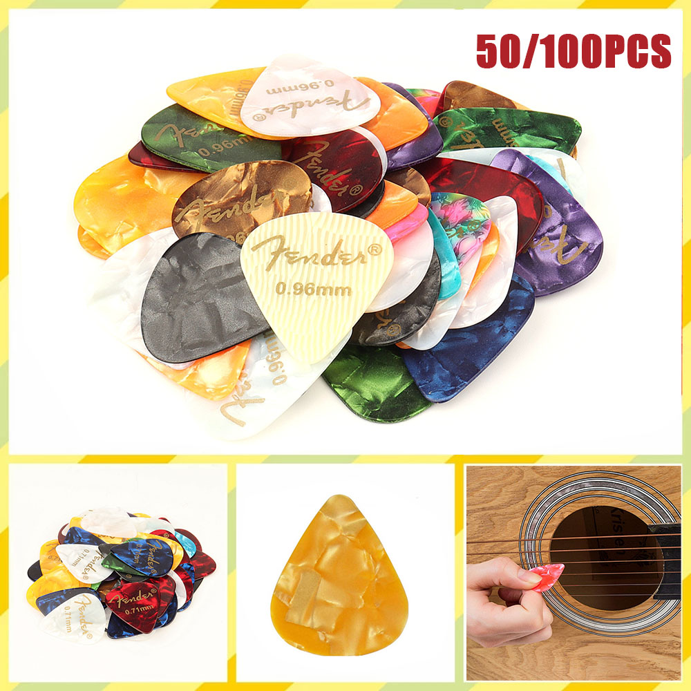 Electric Guitar Pick Pack - 50&100 sztuk nowe kostki akustyczne plektron