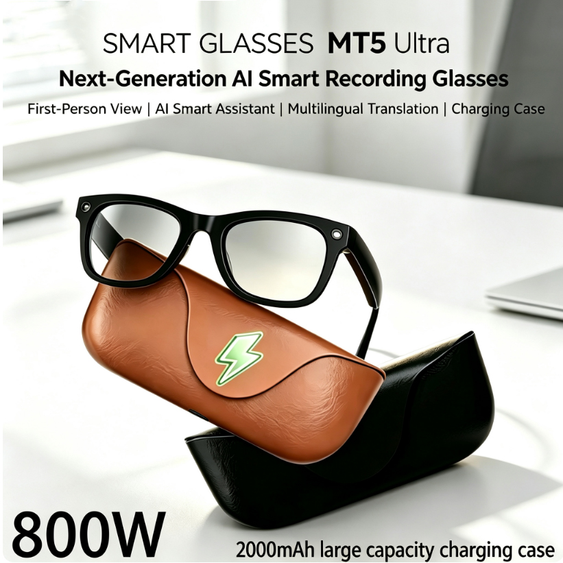 Audio Music To Video - Inteligentne okulary AI 2026 HD 800W