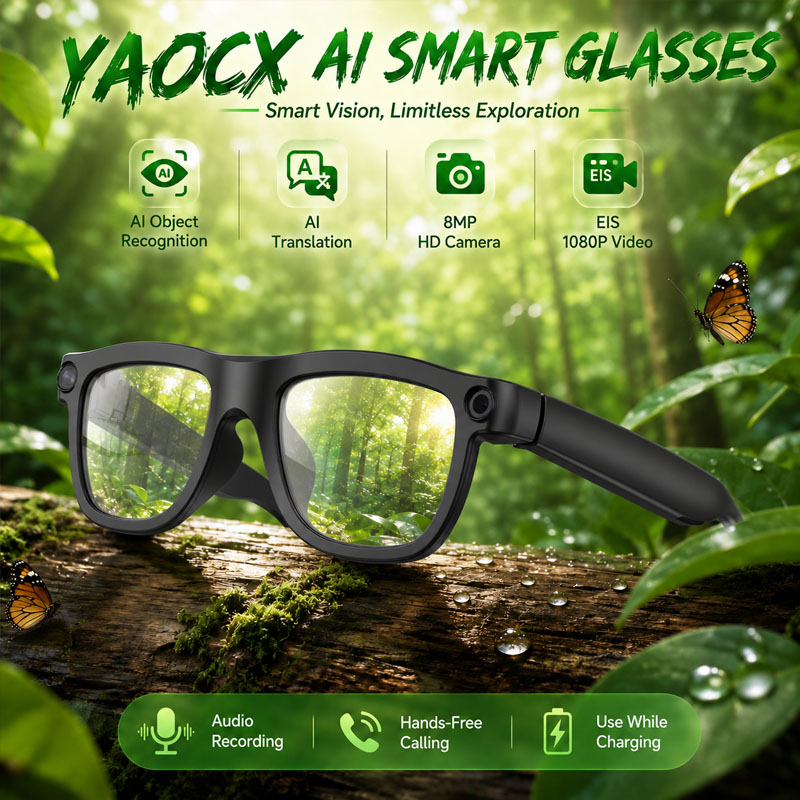 Audio Music To Video - Inteligentne okulary AI z funkcją tłumaczenia,