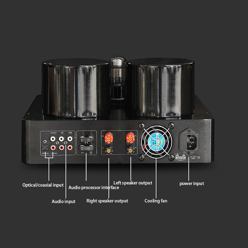 Audio Music In Youtube - 【HOT】220V 200W*2 HiFi Bezprzewodowy Wzmacniacz Lampowy