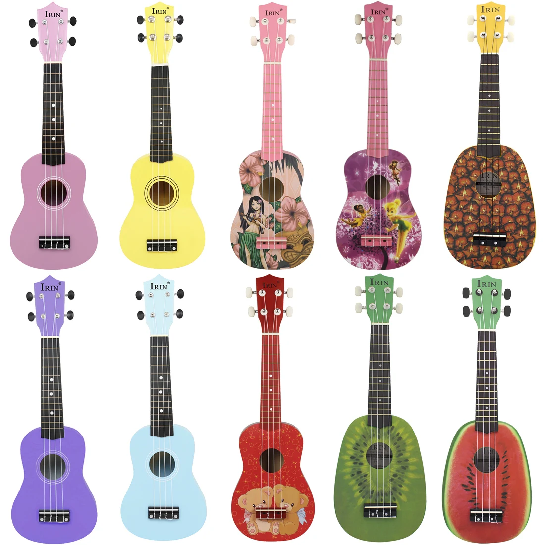 Ukulele Beginner Kit - IRIN 21 Cal Ukulele gitara hawajska