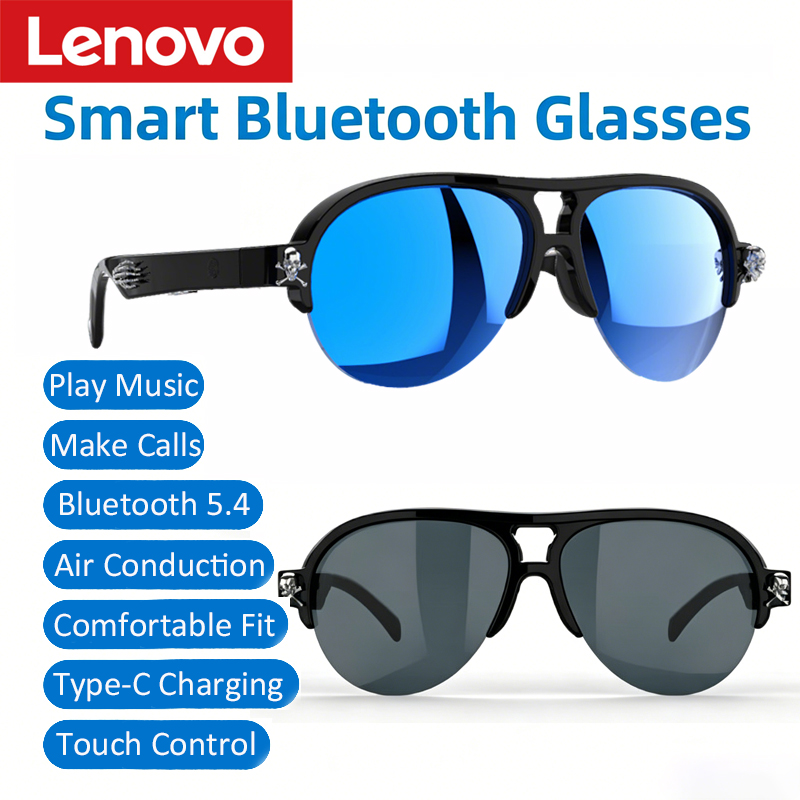 Audio With Music Ai - Okulary Lenovo Bluetooth AI Smart Glasses