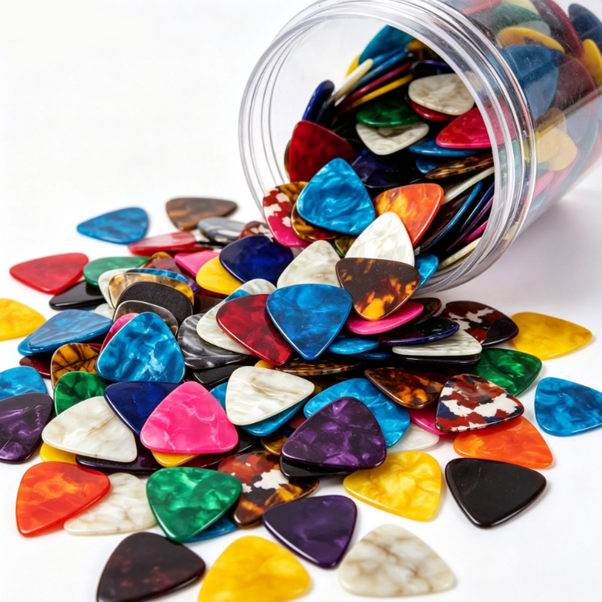 Electric Guitar Pick Pack - 84 szt. Kostki gitarowe celuloidowe 0,46