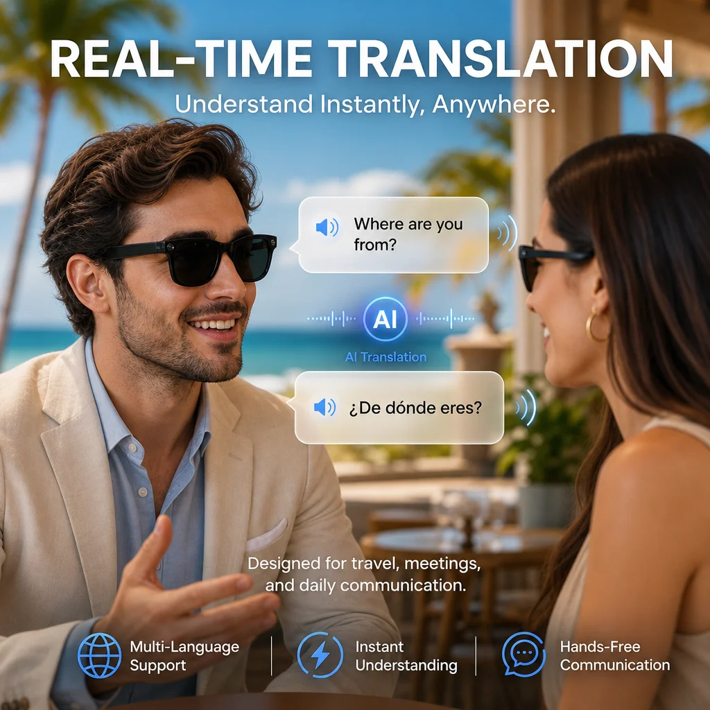 Nowe okulary z kamerą AI 2026, – Audio Music To Video recenzja i cena