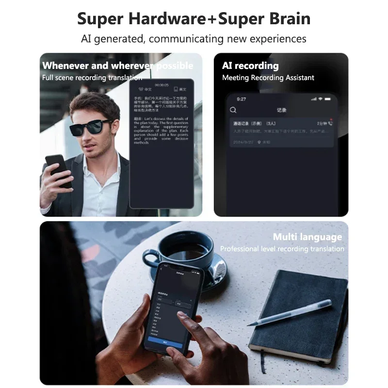 Okulary do tłumaczeń AI, intel – Audio With Music Ai recenzja i cena