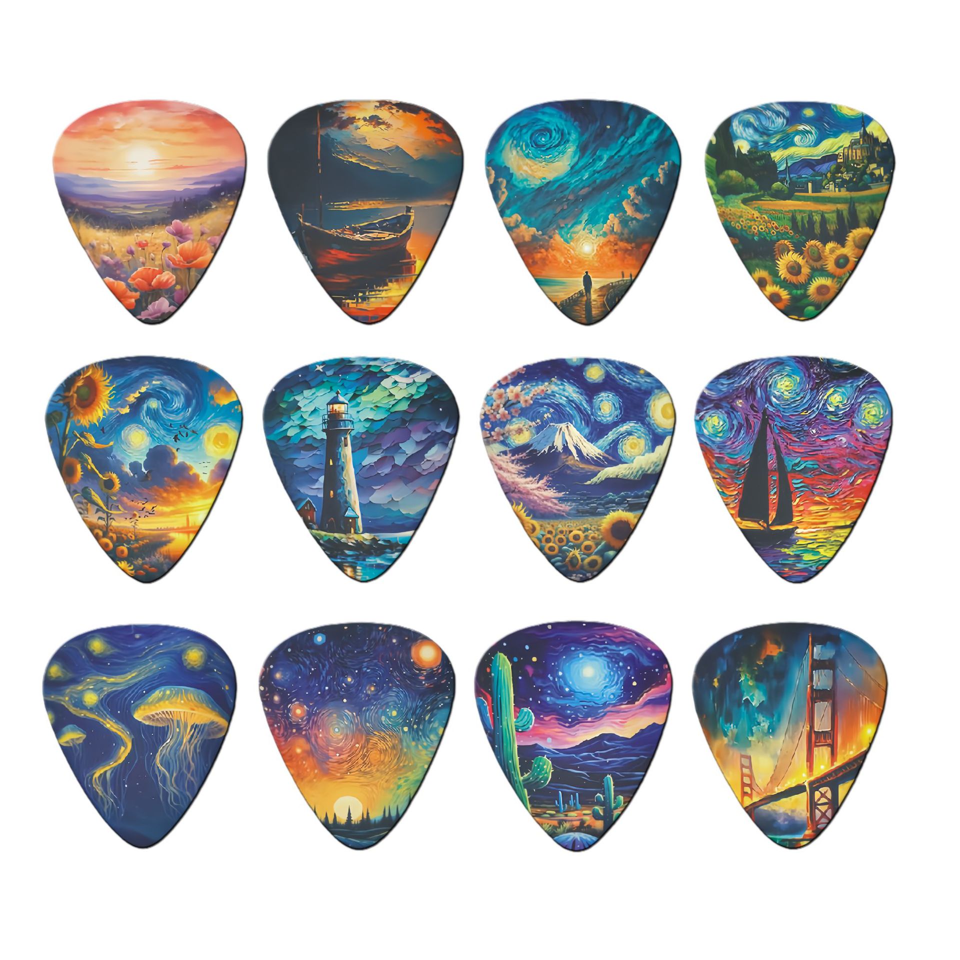 12 sztuk kostek gitarowych 0,4 – Electric Guitar Pick Pack recenzja i cena