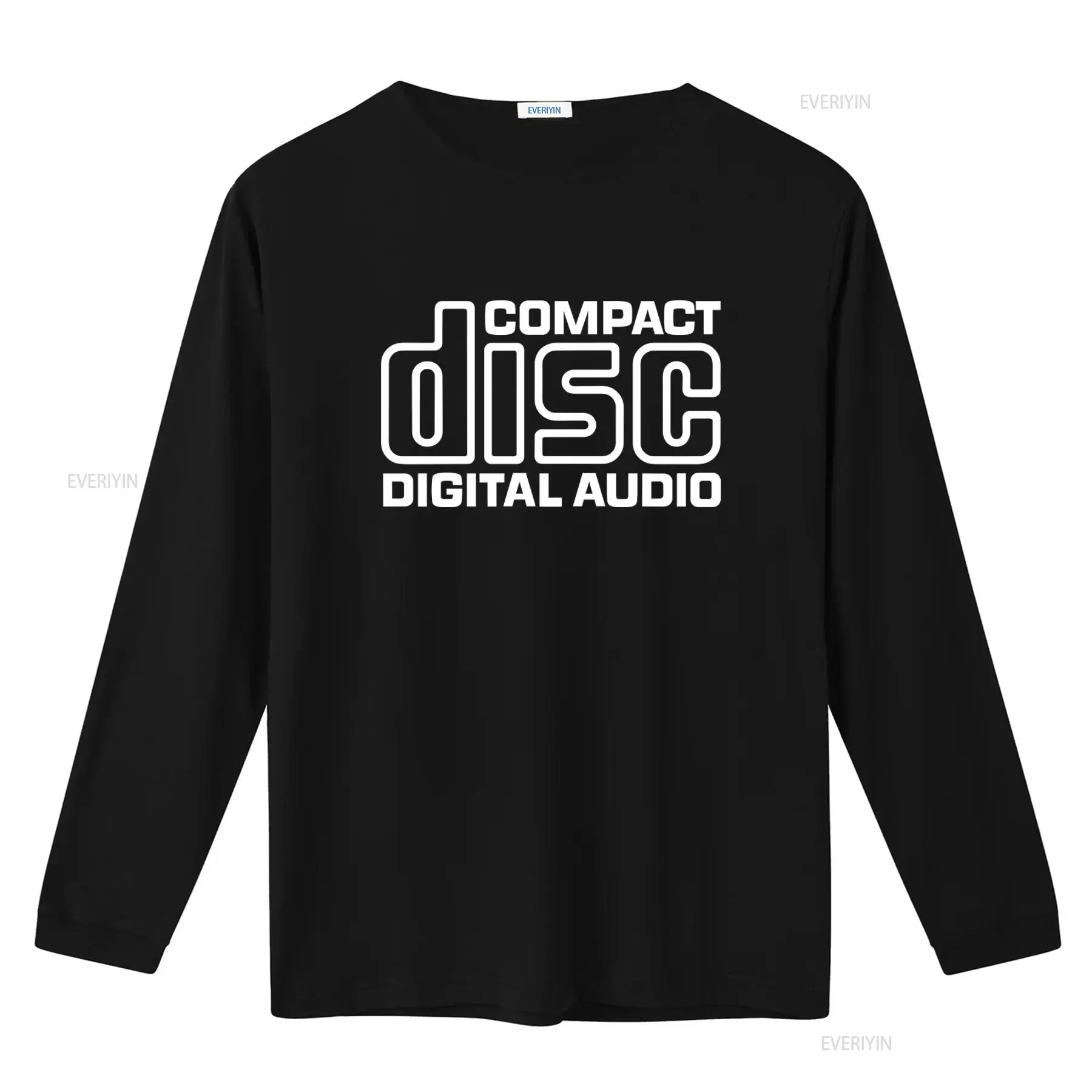 Koszulka z logo Compact Disc D – Audio Music Logo recenzja i cena