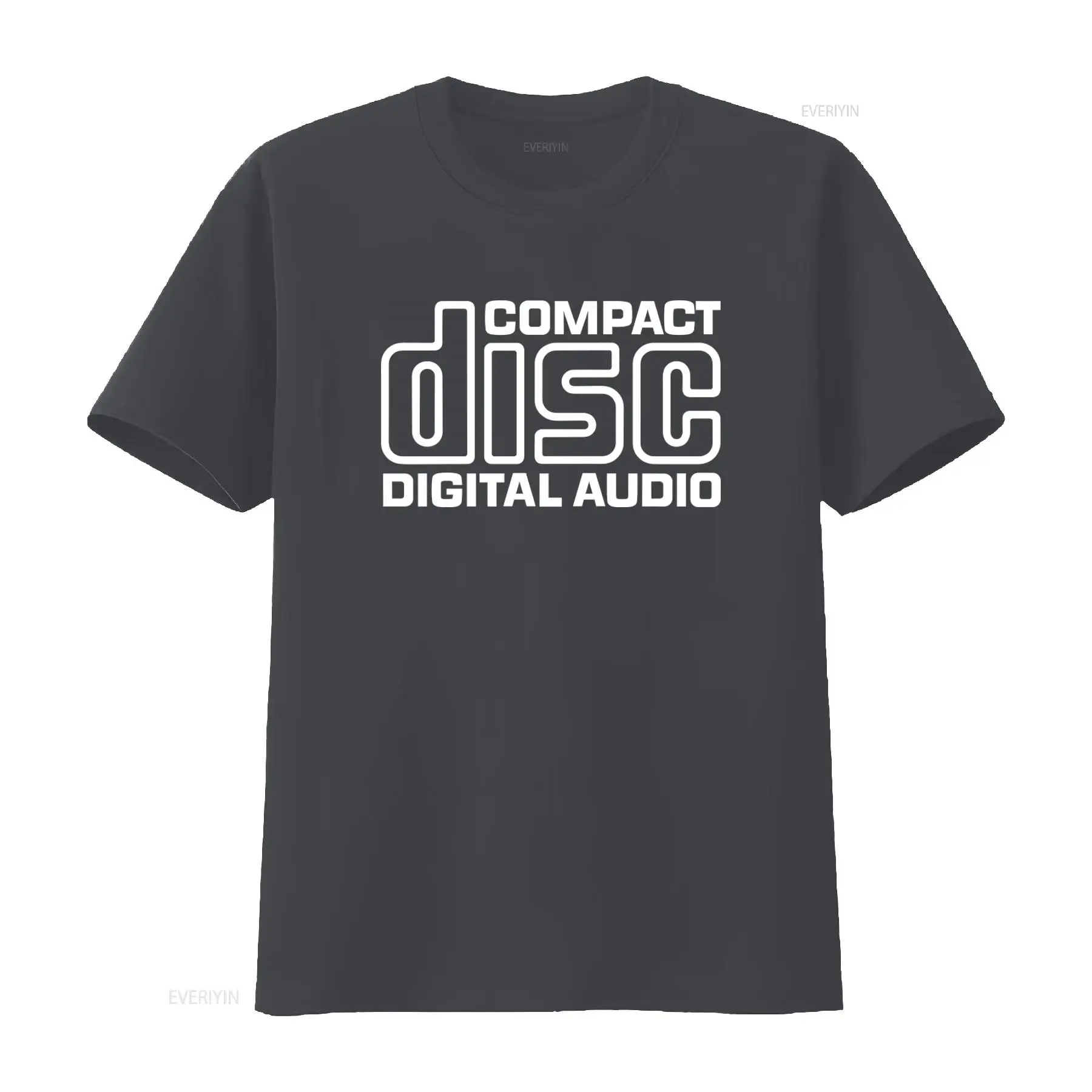 Koszulka z logo Compact Disc D – Audio Music Logo recenzja i cena