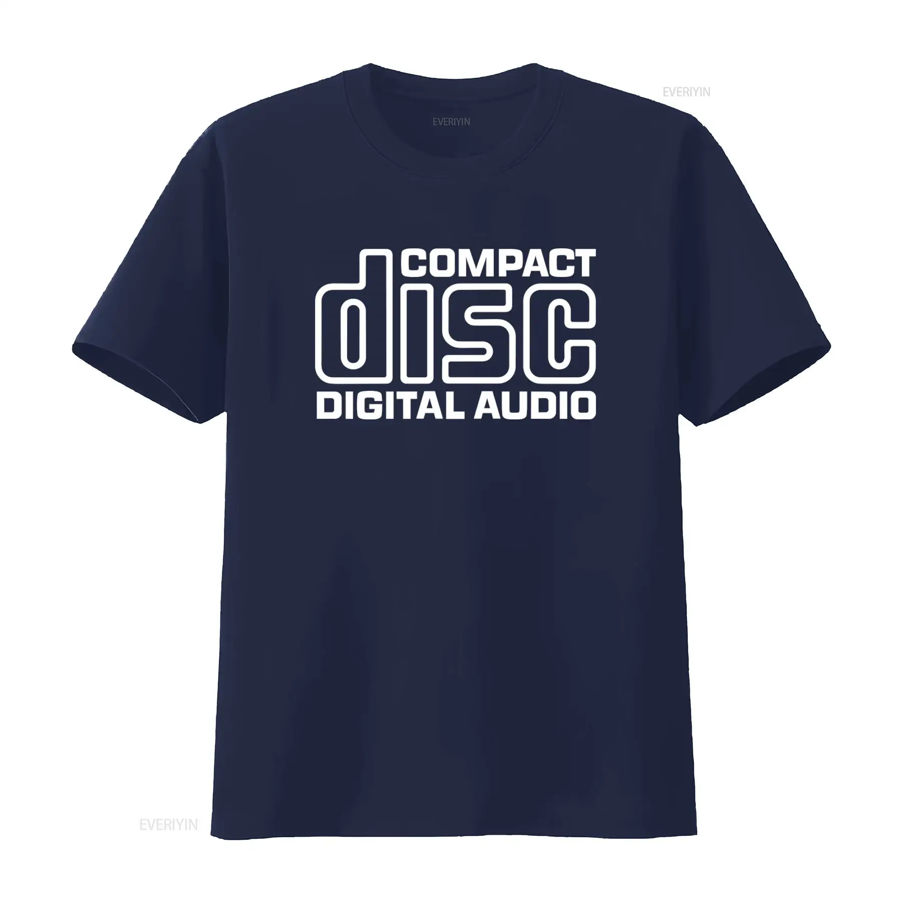 Koszulka z logo Compact Disc D – Audio Music Logo recenzja i cena