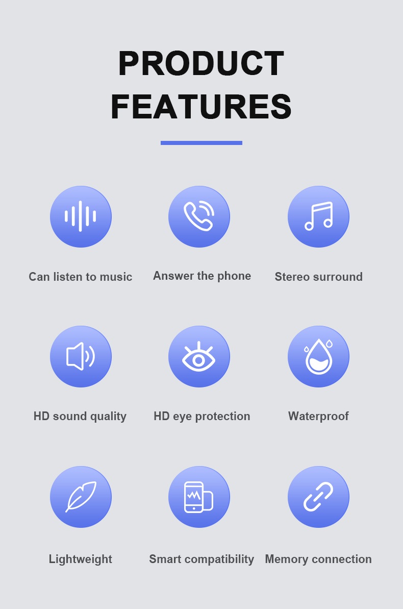 Inteligentne okulary audio 202 – Audio With Music Ai recenzja i cena
