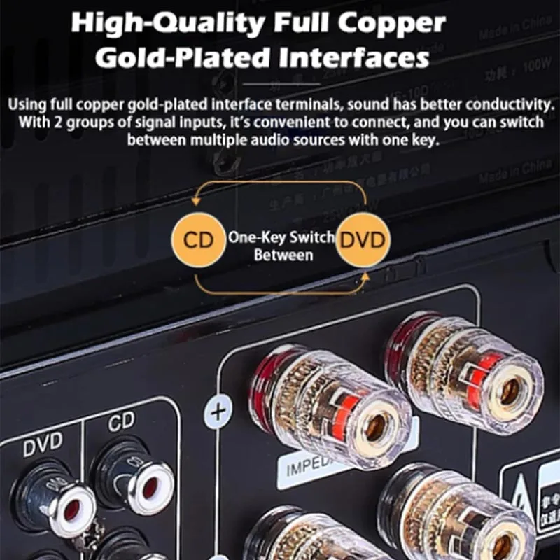 Wzmacniacz lampowy HIFI 2.1Ch  – Audio Music In Youtube recenzja i cena