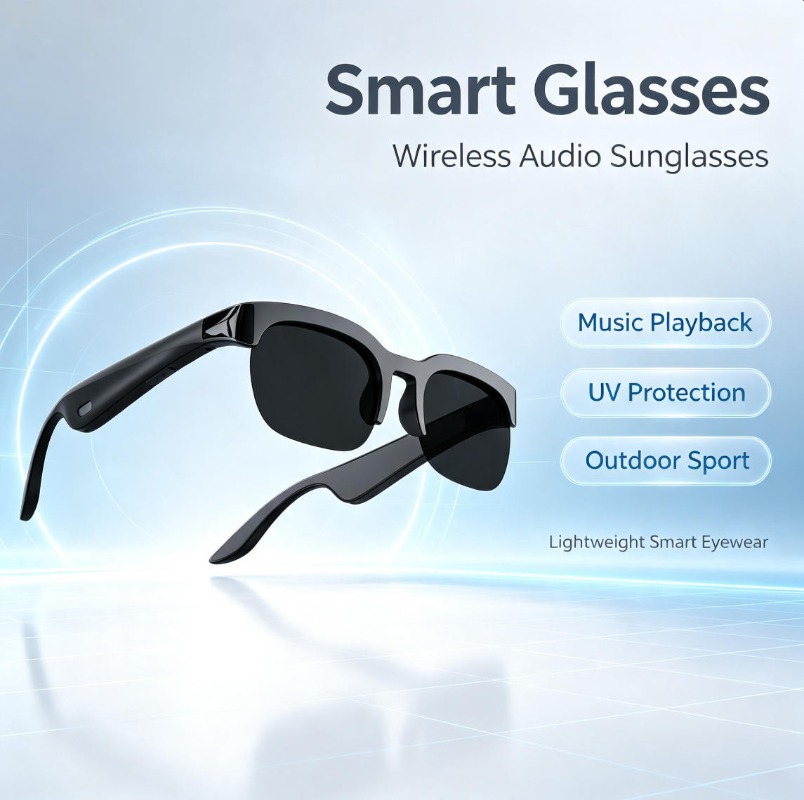 Inteligentne okulary słuchawko – Audio Music To Video recenzja i cena