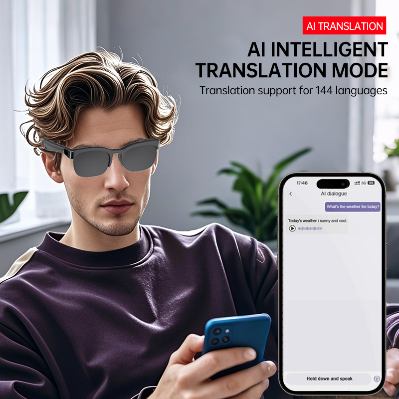 Inteligentne okulary audio z p – Audio Music To Video recenzja i cena