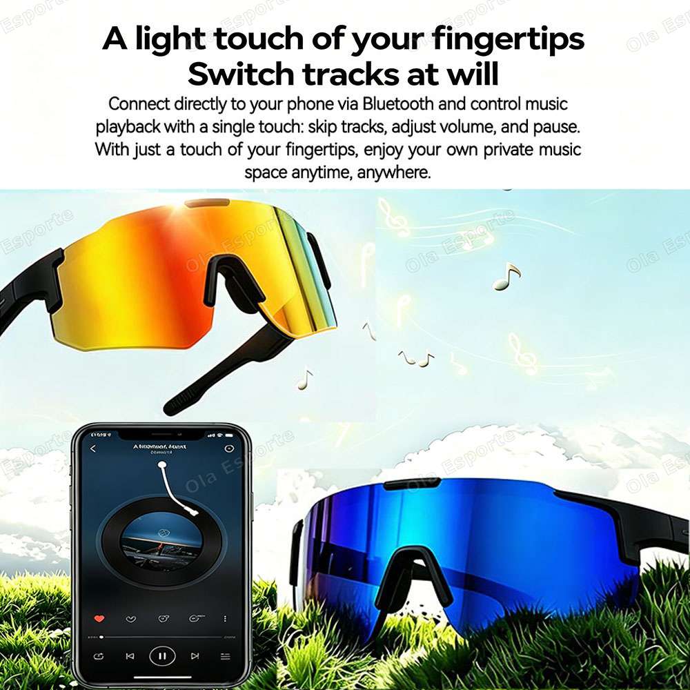Inteligentne okulary rowerowe  – Audio Music To Video recenzja i cena