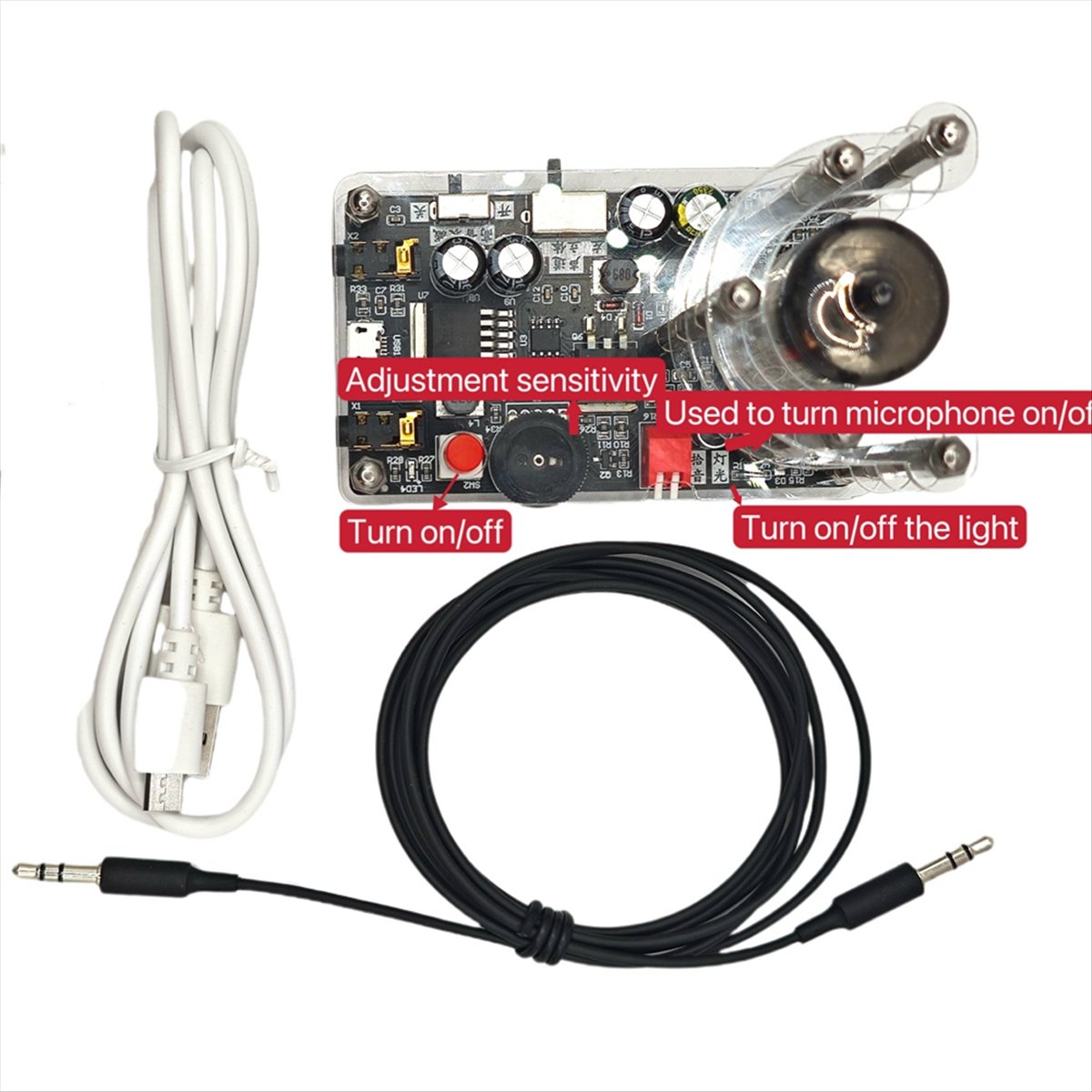 DTC5 Nowa lampa USB 5V z efekt – Audio Music In Youtube recenzja i cena