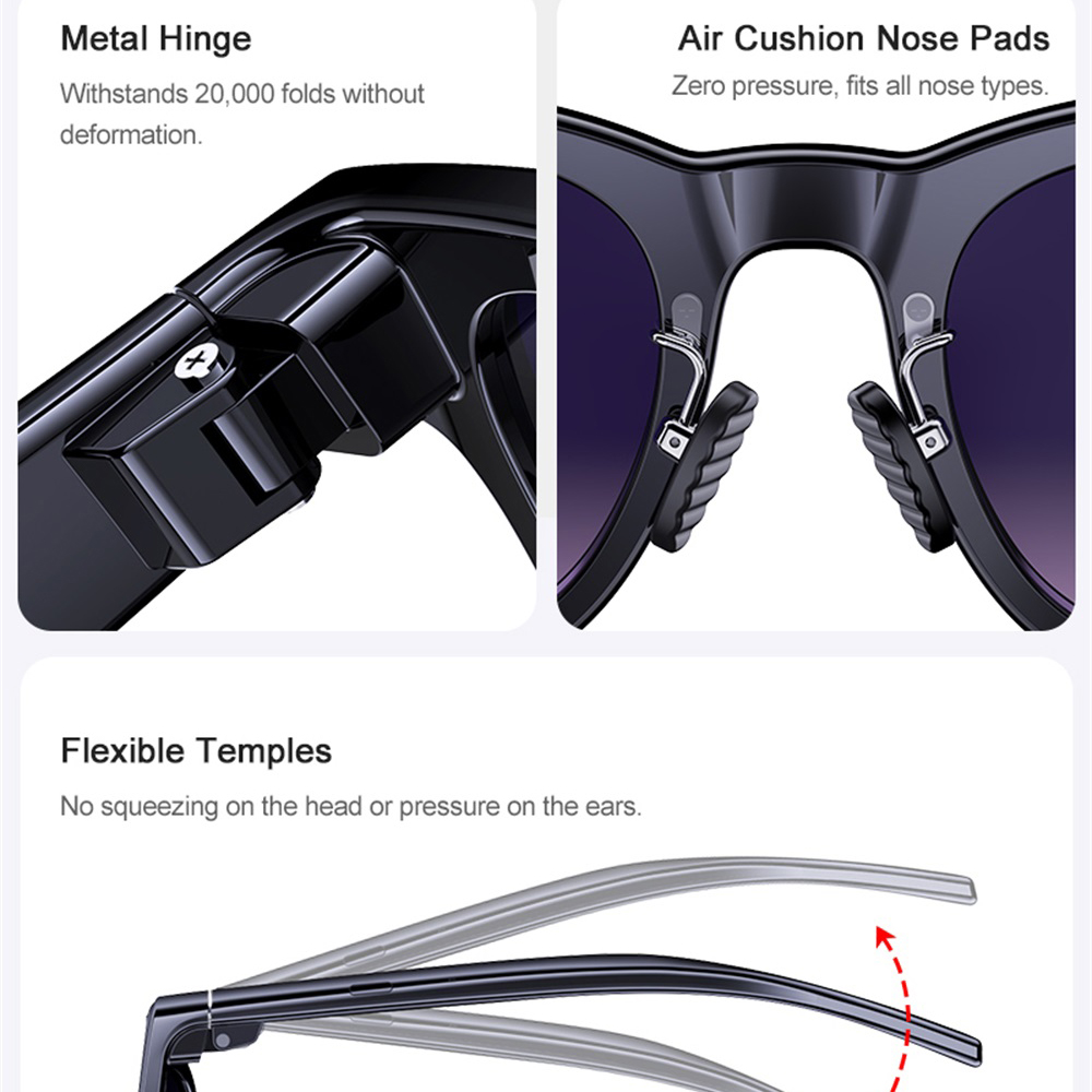 Inteligentne okulary Asystent  – Audio With Music Ai recenzja i cena