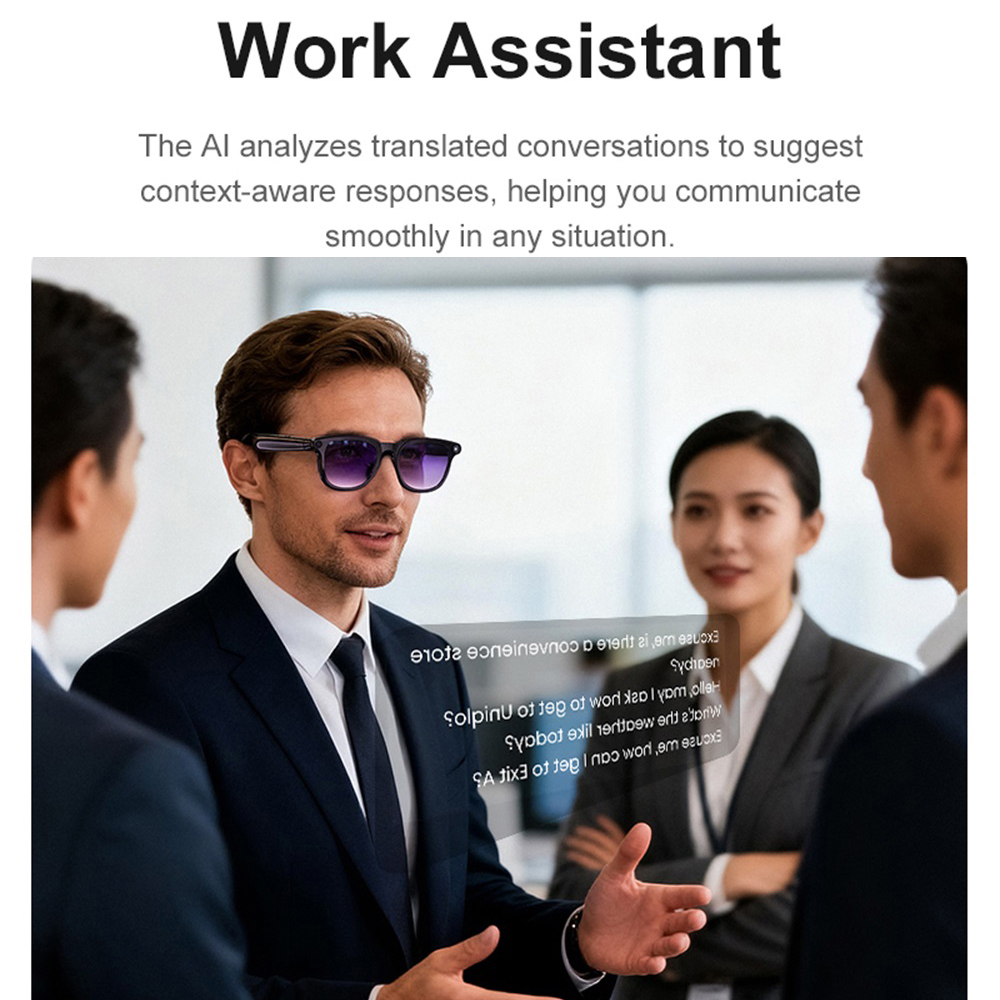 Inteligentne okulary Asystent  – Audio With Music Ai recenzja i cena
