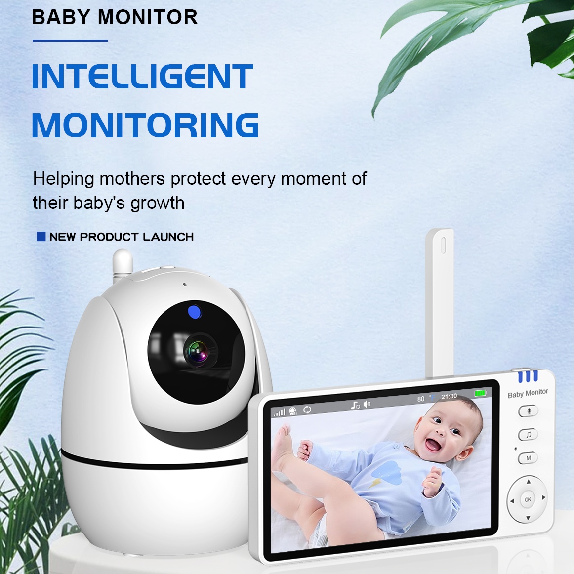 5-calowa niania wideo 2.4G Bez – Audio Music Network recenzja i cena