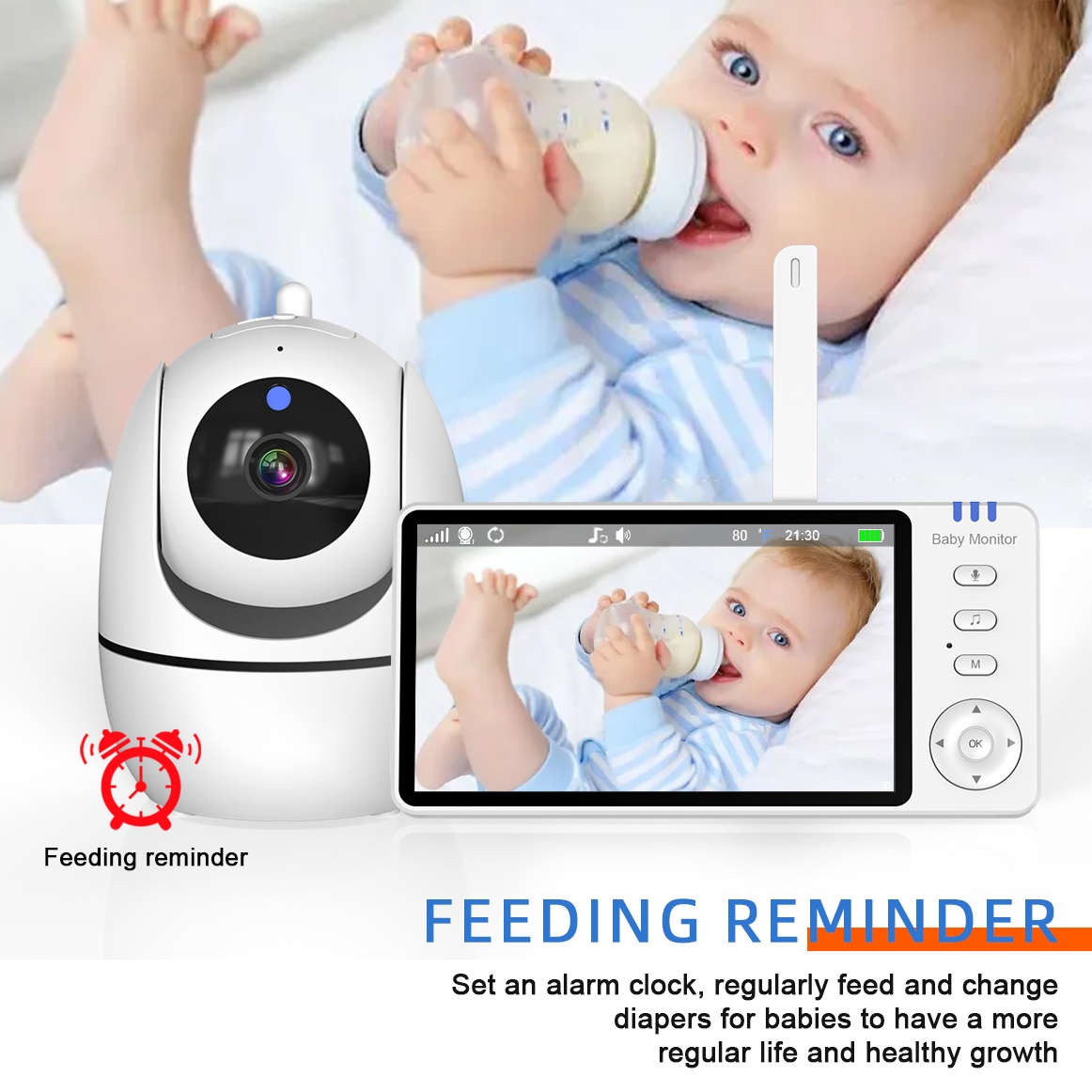 5-calowa niania wideo 2.4G Bez – Audio Music Network recenzja i cena