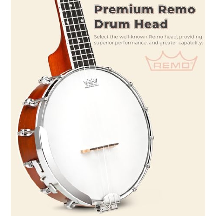 Banjolele 23-calowe z wysokiej – Ukulele Beginner Kit recenzja i cena
