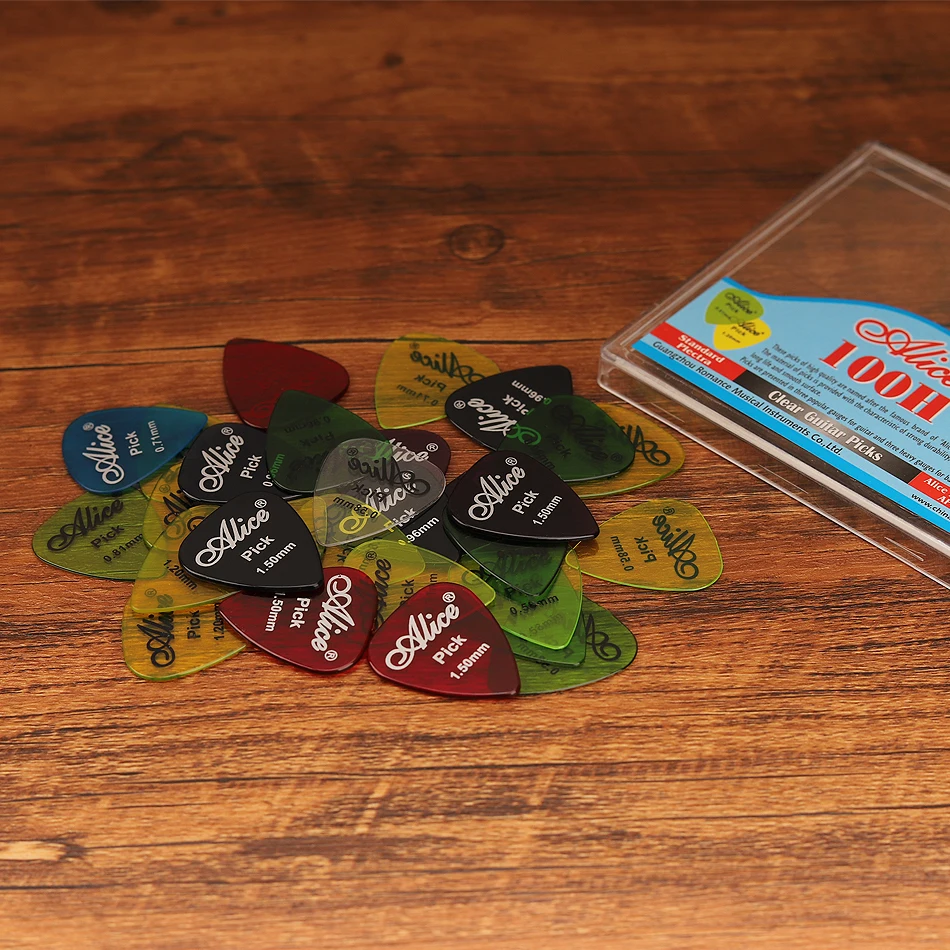 Alice AP-100H 100 sztuk/zestaw – Electric Guitar Pick Pack recenzja i cena