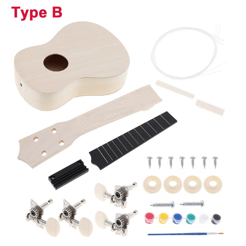 DIY Ukulele 21-calowy zestaw D – Ukulele Beginner Kit recenzja i cena
