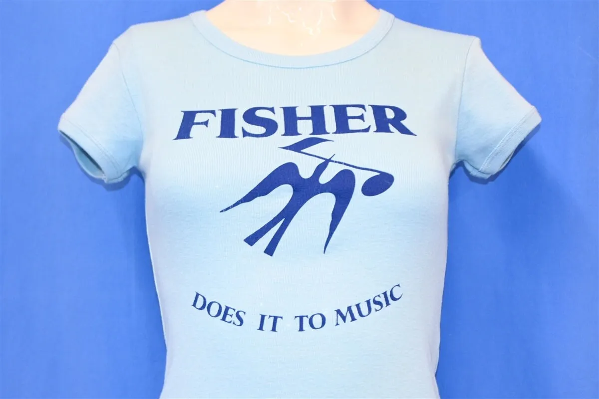 Koszulka damska z lat 70. Fish – Audio Music Logo recenzja i cena
